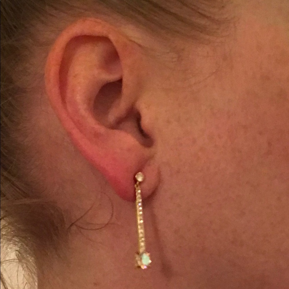 ⛔️⛔️⛔️sold⛔️⛔️⛔️Kate Spade Bar Drop Earrings - Picture 4 of 4